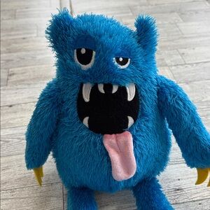 Rare Manhattan Toy Plush Monster and Me Stuffed Toy Blue Monsters Galoompagalots